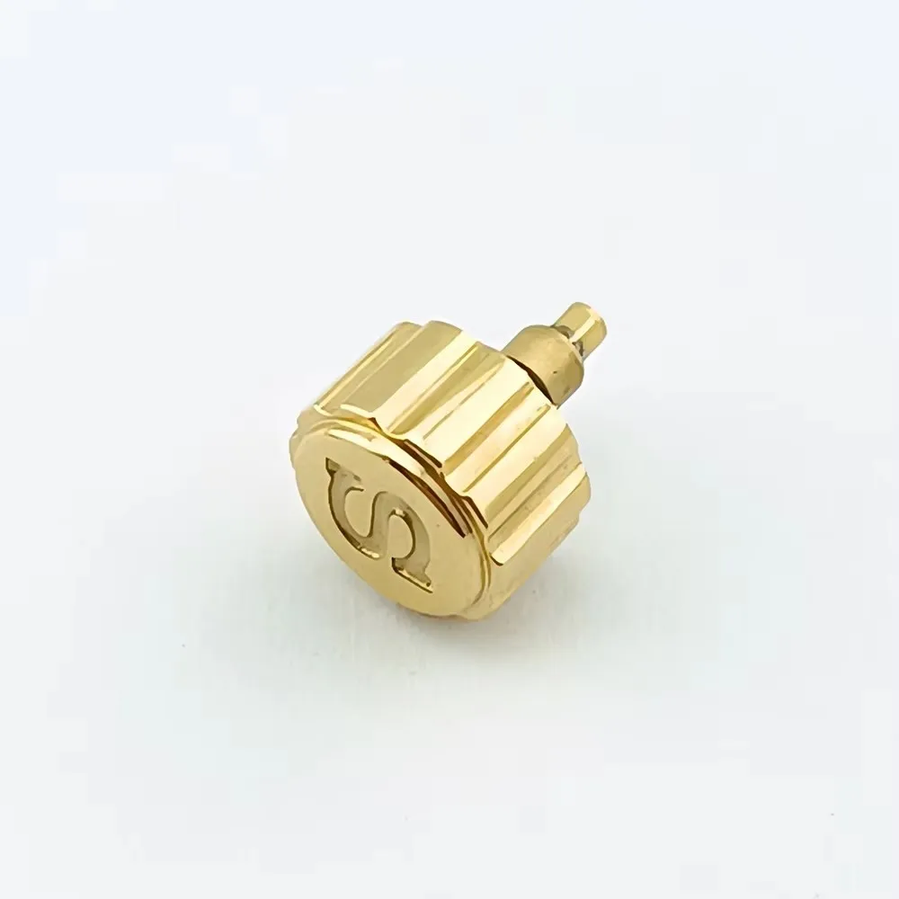Screw-In Engraved 'S' Replacement Watch Crown for Automatic Movements with Three Style Options
