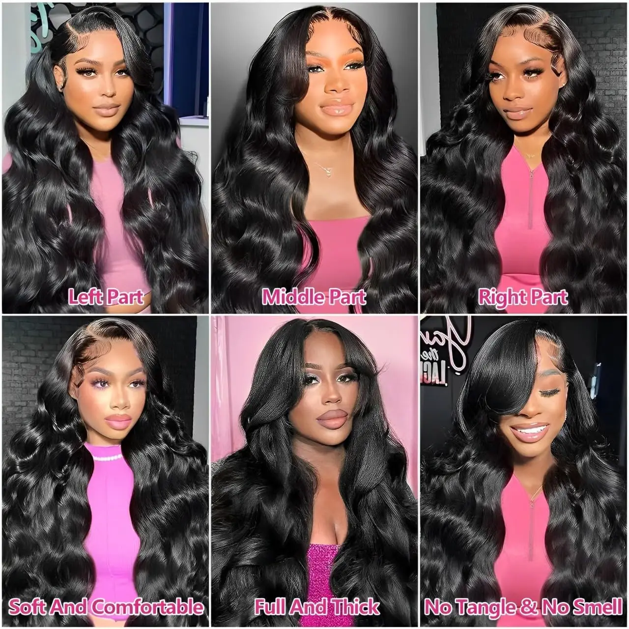 Non Adhesive Wig with Twisted Human Hair Straight Through Non Adhesive Wig HD Lace Pre Cut Human Hair