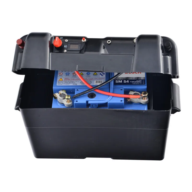 Caixa de Bateria Multifuncional 12v Lifepo4 rv Caixa de Bateria Portátil ao ar Livre Armazenamento de Energia Energia de Emergência Saída Usb - Image 2
