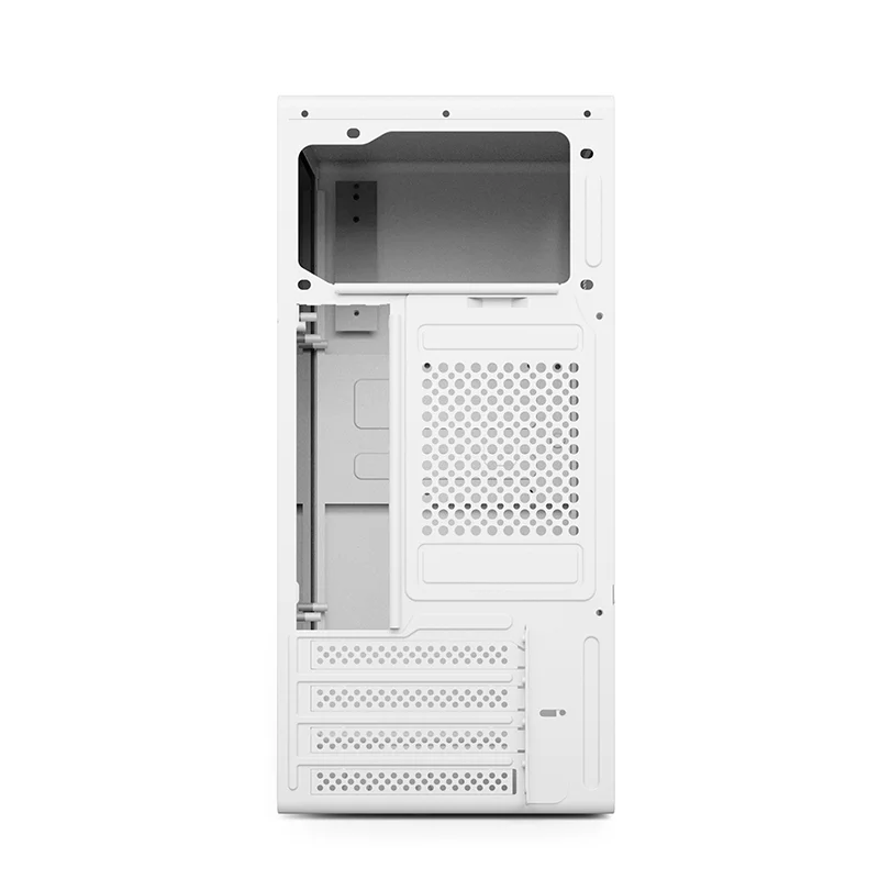 컴팩트 M-ATX 미니 타워 케이스, ShuoYi V200 데스크탑 컴퓨터 섀시, ATX 파워 서플라이 지원, 사무용으로 적합