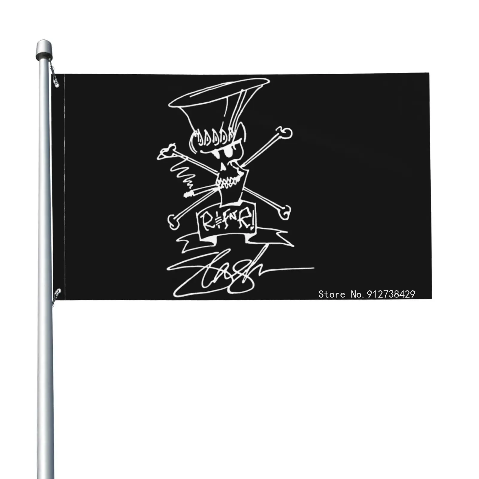 Slash Gnr Snakepit Velvet Revolver Chitarrista Bandiera Banner Promozione Personalizzata Sfilata Sport Vacanze Sport Compleanno Decorazione