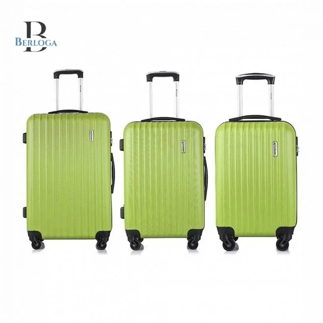 Krabi Juego de maletas con ruedas, equipaje de viaje 10kg, 3 piezas (18,22,26)| | - AliExpress