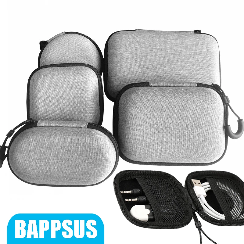 Headset Bag Multifunctional Portable EVA Data Cable Oximeter U Disk Charging Head Storage Box Waterproof Pressure-proof Bag