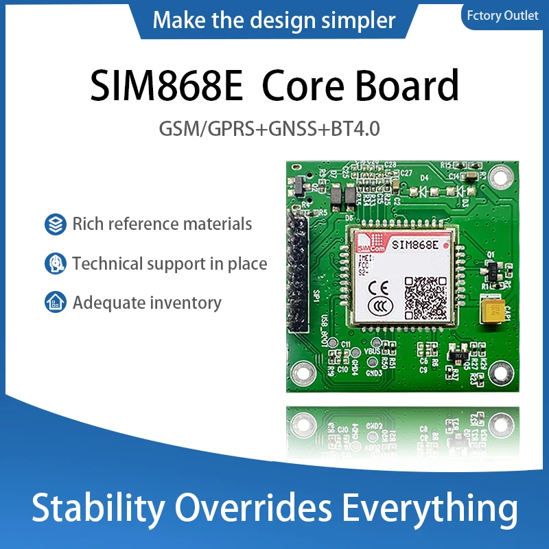 SIMcom SIM868E GPRS+GNSS Core Board 1PCS