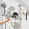 Adjustable Suction Cup Shower Rack Removable Easy to Install Shower Head Holder Wall Mount Shower Wand Holde Bathroom 5