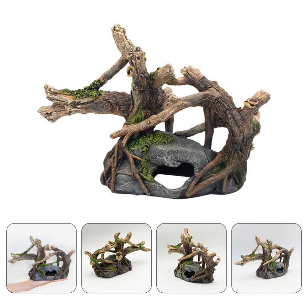 

Decoration Fish Tanks and Aquariums Hideout Cave, Fish Tank Accessories, Decor Stone Statue, Resin Ornaments, Driftwood