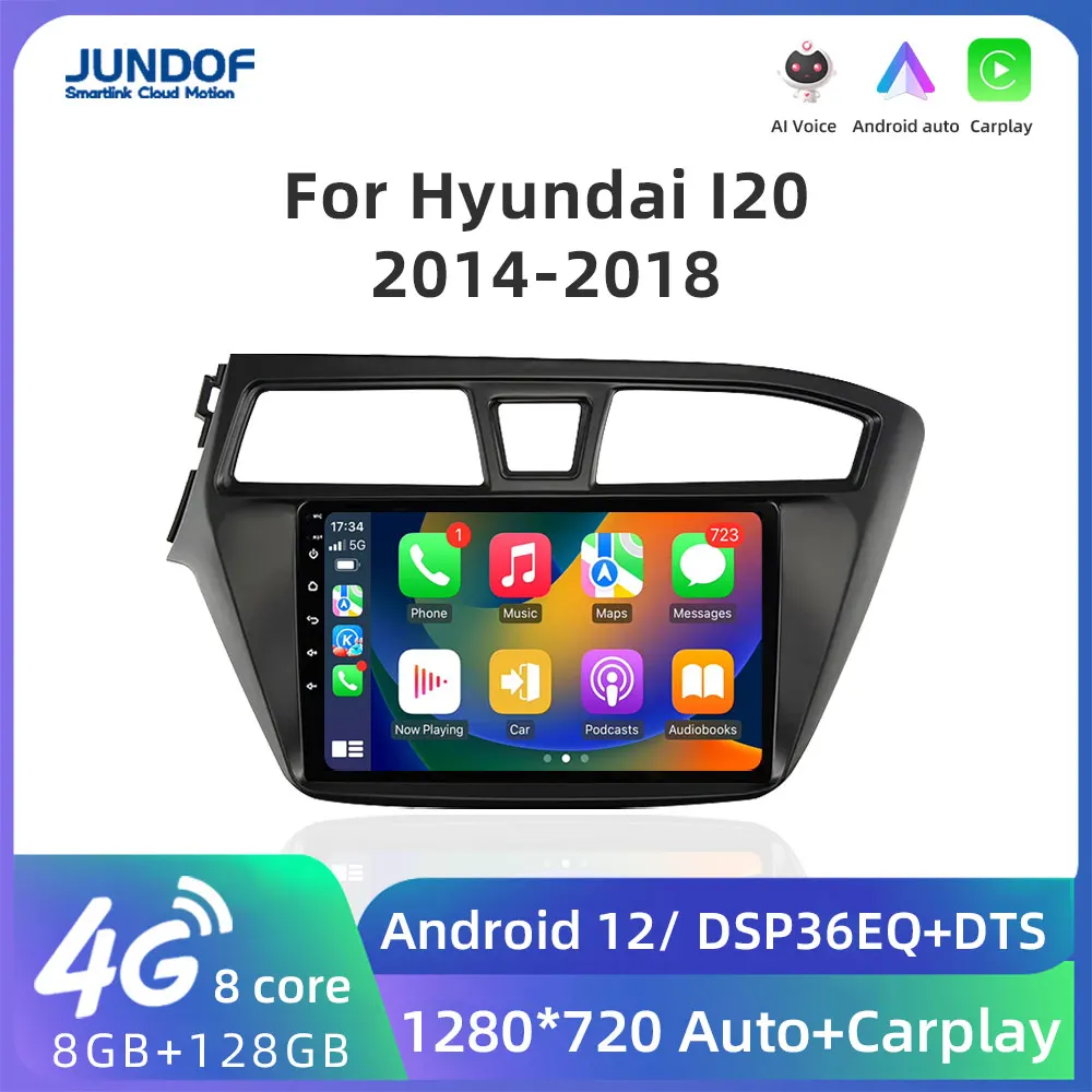 Jundof-Android-Radio-Bluetooth-For-Hyundai-I20-2015-2016-2017-2018 ...