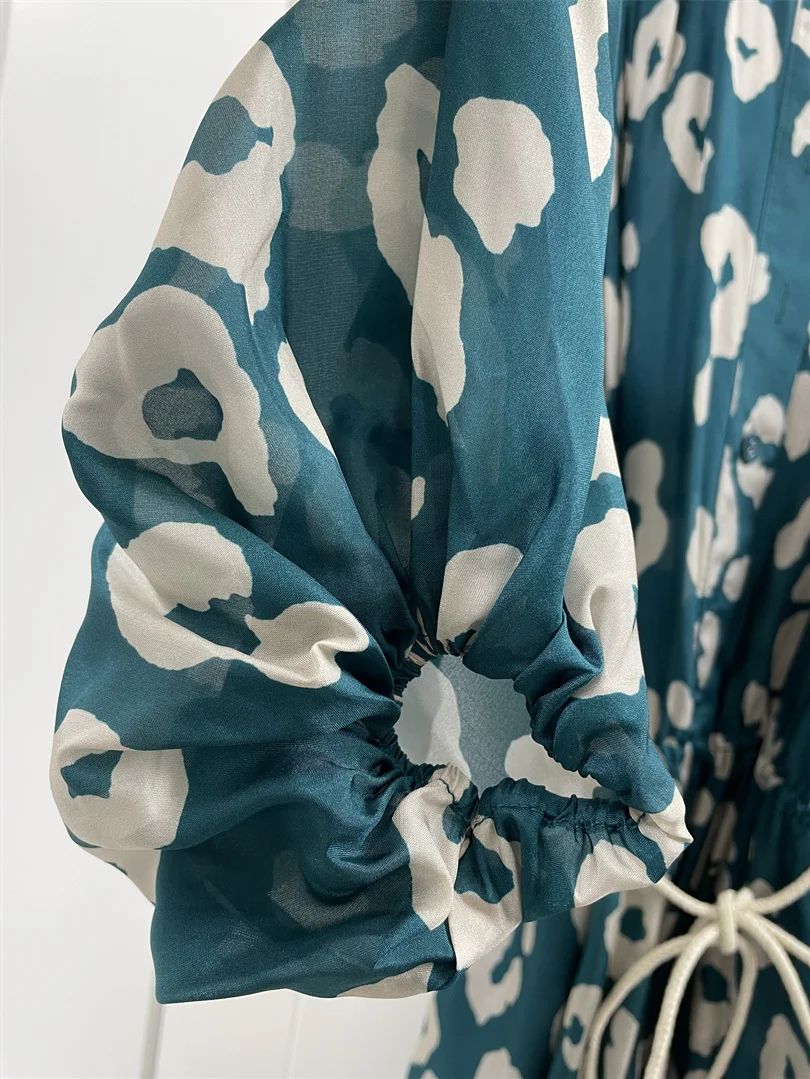 bermuda shorts Lady High Street Fashion 100% Silk Designer Jumpsuit paperbag shorts