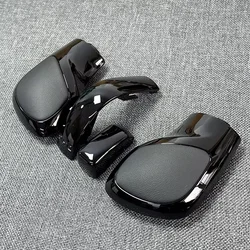 4PCS Chrome Matte Leather Shift Knob Gear Side Cover with DSG Emblem (9)