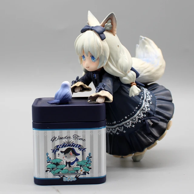 Anime Chá Festa Gato Bonito Modelo De Brinquedo Cinza Genuíno Original  Pré-venda Boneca Pvc Ação Decoração Gato Enlatado Brinquedo Presente -  Figuras De Ação - AliExpress