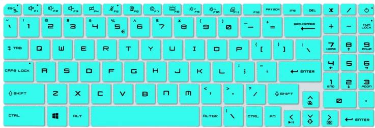 Protezione Della Copertura Della Tastiera Del Computer Portatile In Silicone Per Msi Cyborg 15 Ai A1V / Msi Stealth 16Studio A13Vf A13V A13Vf / Msi Pu