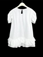 Plus size women's spring & summer simple fairy style puff sleeves, double hem round neck solid color versatile basic elegant top - Image 2