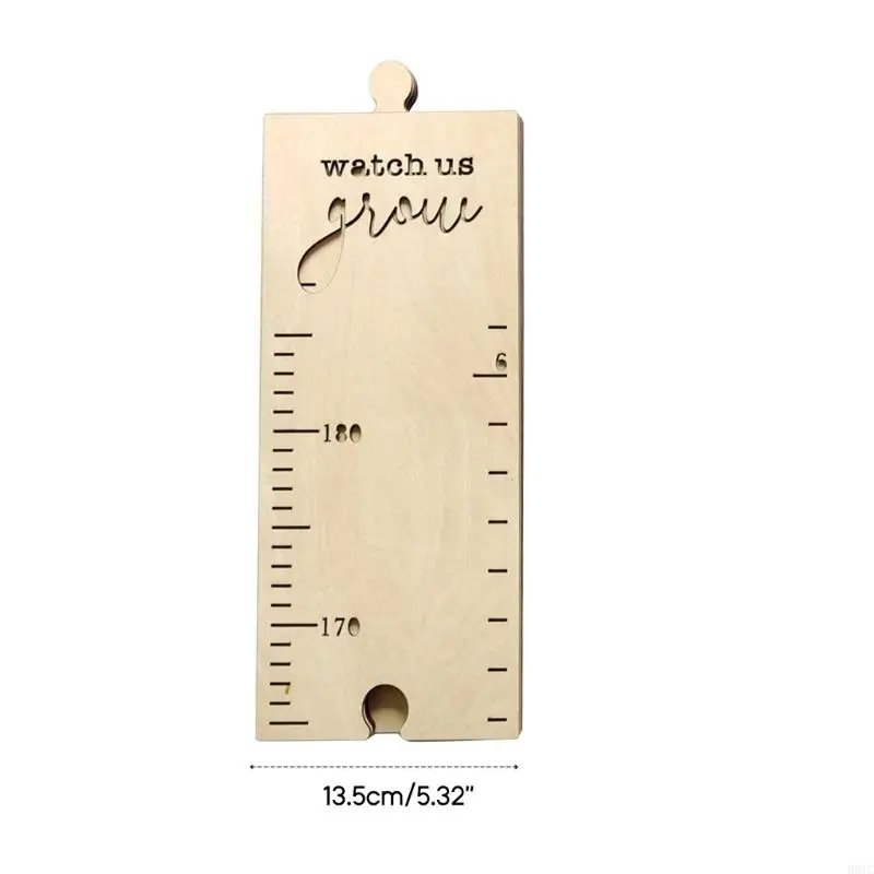 68TC 1Set Kids Height Growth Chart Ruler Wall Meter Measurement Tool Equipment