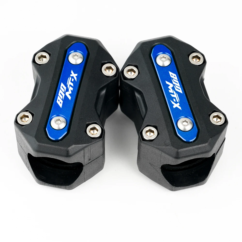 Enhanced Motorcycle Engine Guard Bumper Decorative Protector Blocks