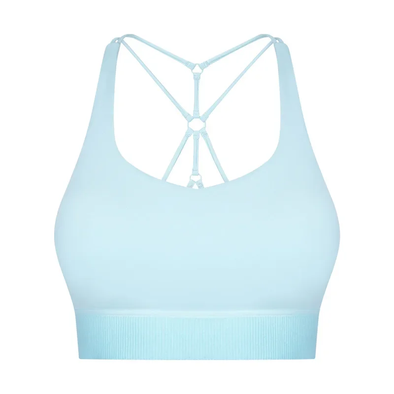 New Zero Sense Shockproof Upward Sports Underwear for Women, Non slip Thin Strap, Beautiful Back Sports Bra