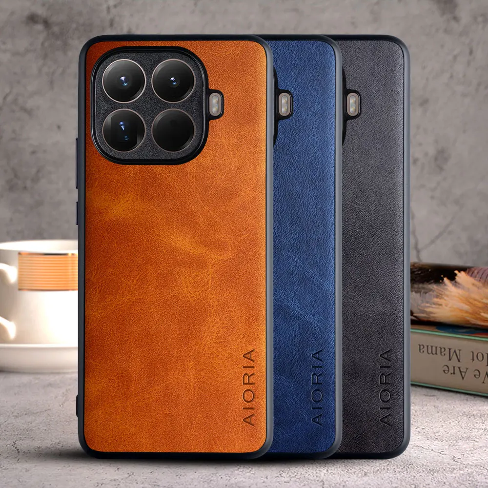 Luxury Vintage Leather Phone Case - Elegant Protective Cover