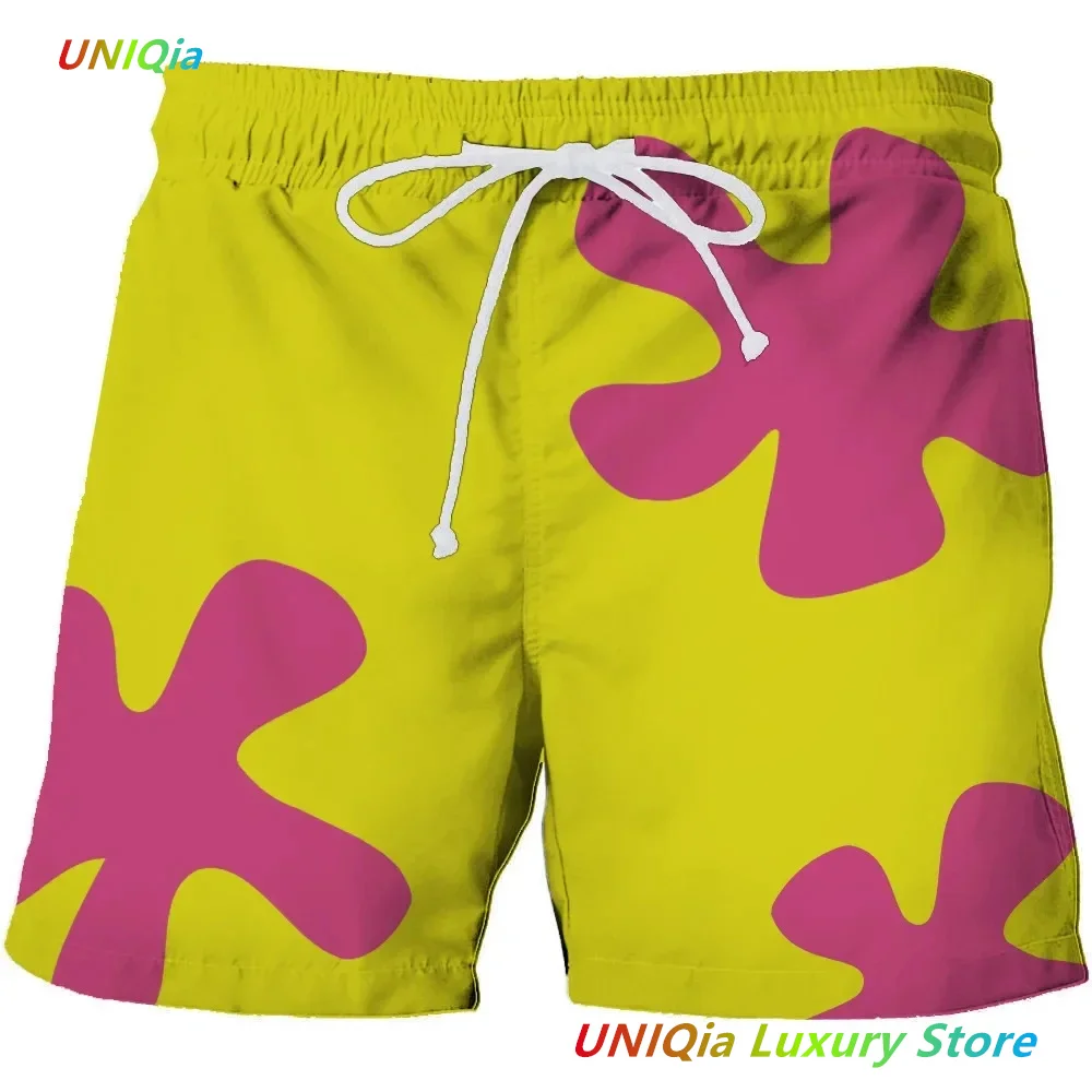 New 3D Anime Patrick Star Board Summer Men Shorts Trunks Quick Dry Beach Swiming Shorts Women Men Short Pants Beach Kid Clothes — view 2