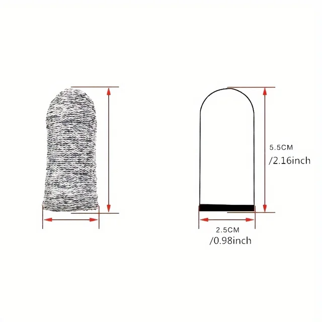 10pcs Cut Resistant Finger Cots, Labor Protection For Kitchen, Work, Sculpture, Anti-Slip & Reusable Finger Protector 6