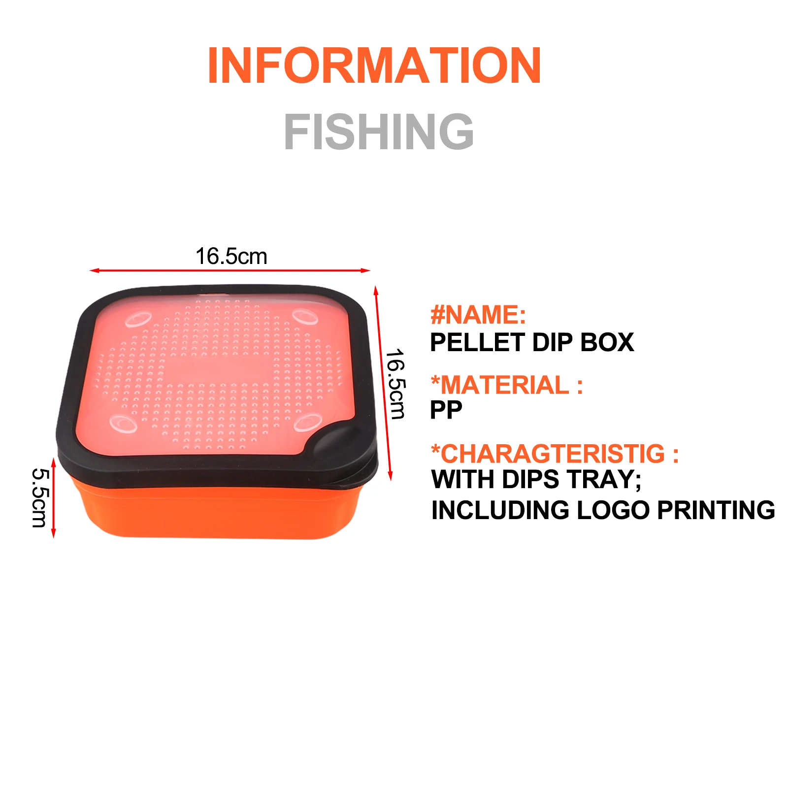Water Drainer Pellet Strainer Fishing Trips Orange Pellet Strainer For Fishing High Ventilation Lid Sieve For Pellets fishing accessories fishing tools fishing tool