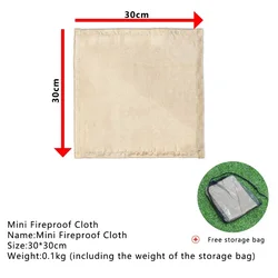 Fireproof Outdoor Camping Picnic Insulation Blanket (30x30cm)