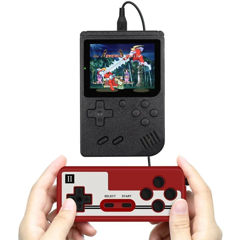 Classic Retro Mini 8-Bit Handheld Video Game Console with AV Output