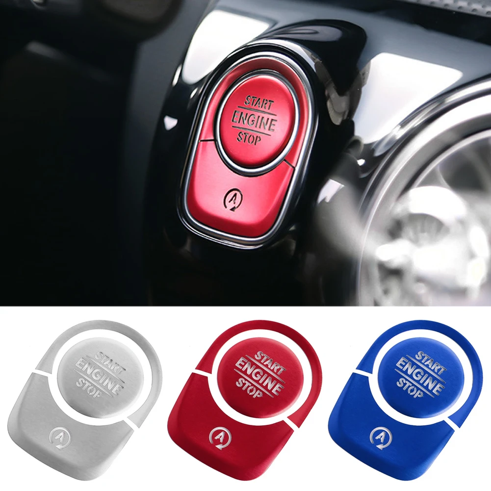 For Mercedes Benz A B Cla Glb Gla Class W177 V177 W247 C118 W118 X247 H247  Amg A35 A45 Car Engine Start Stop Button Trim Cover - Interior Mouldings -  AliExpress