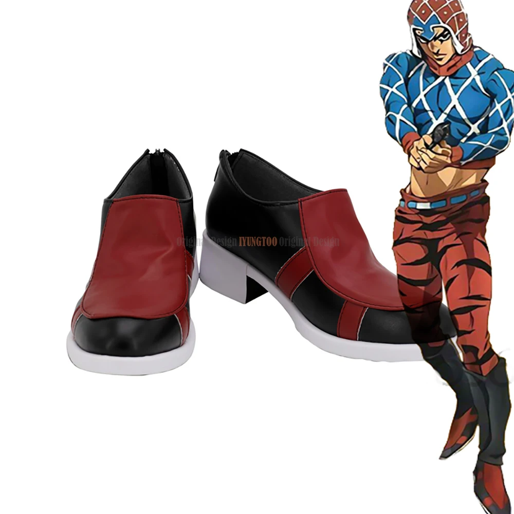 

Guido Mista Shoes Cosplay JoJo's Bizarre Adventure Guido Mista Cosplay Boots Custom Made Shoes