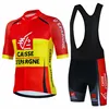 Caisse D'Épargne Cycling Jersey Set Summer Breathable Men Clothing MTB Bike Clothes Bicycle Uniform Maillot Ropa Ciclismo Hombre 5