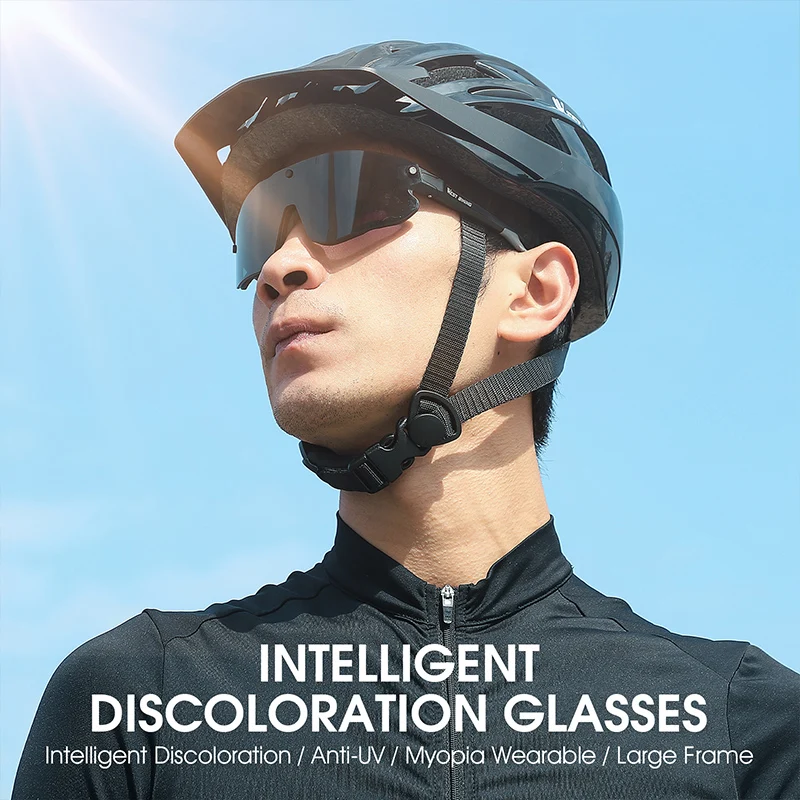WEST BIKING Photochromic Cycling Sunglasses UV400 Magnetic Lens Goggles TR90 Bicycle Glasses Men Women Road MTB Sports Eyewear