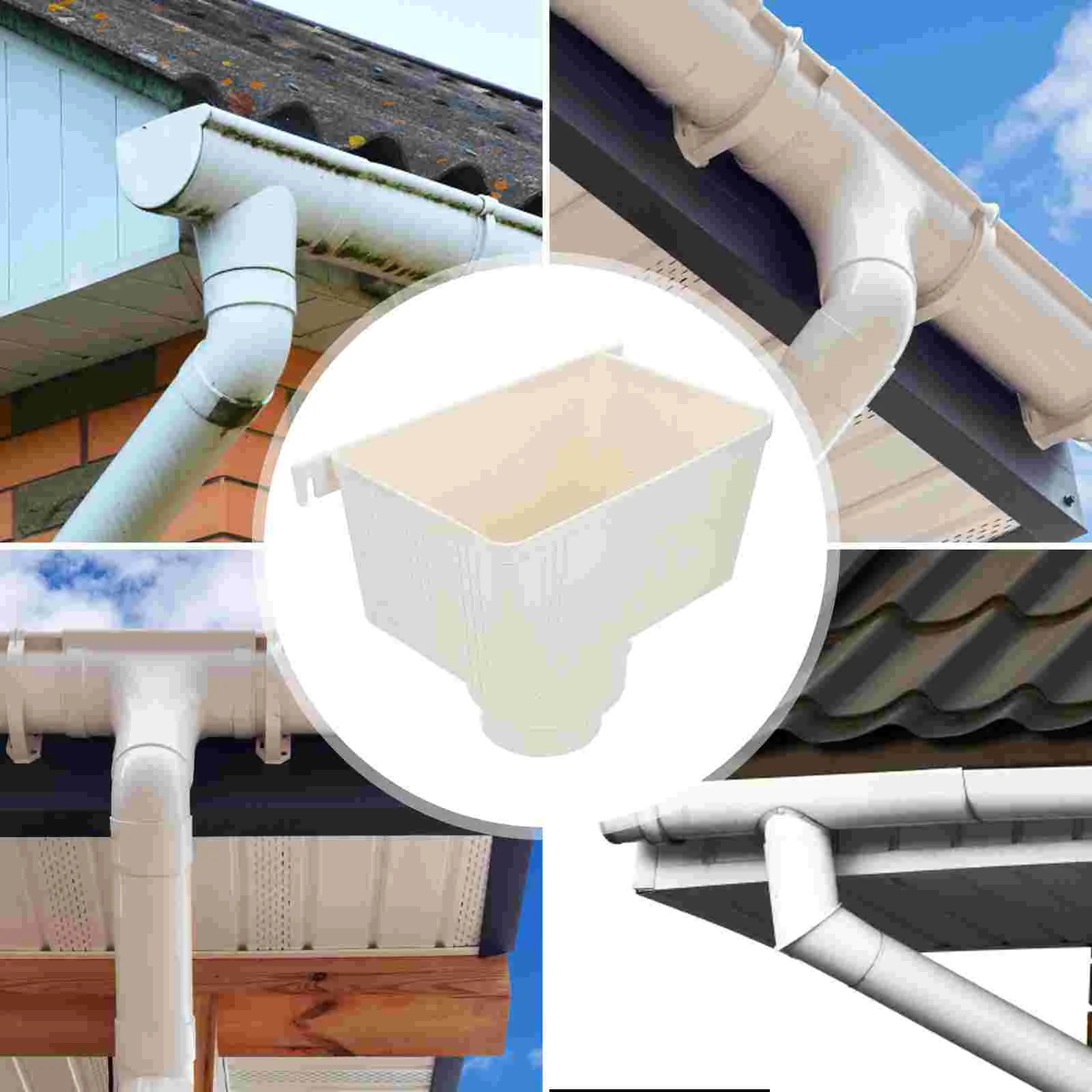 Drain Pipe Downspout Drainage Connector Universal Gutter for Rainwater Strainers Hose