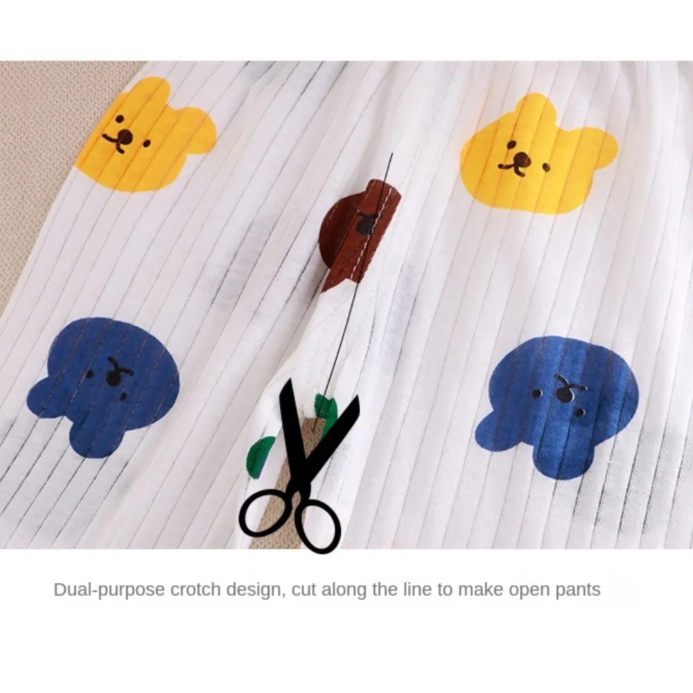 Children's Cartoon Bear Print Pajamas Set, Toddler Boys Girls Long Sleeve Homewear, Kids Soft Sleepwear Outfit for Spring Autumn