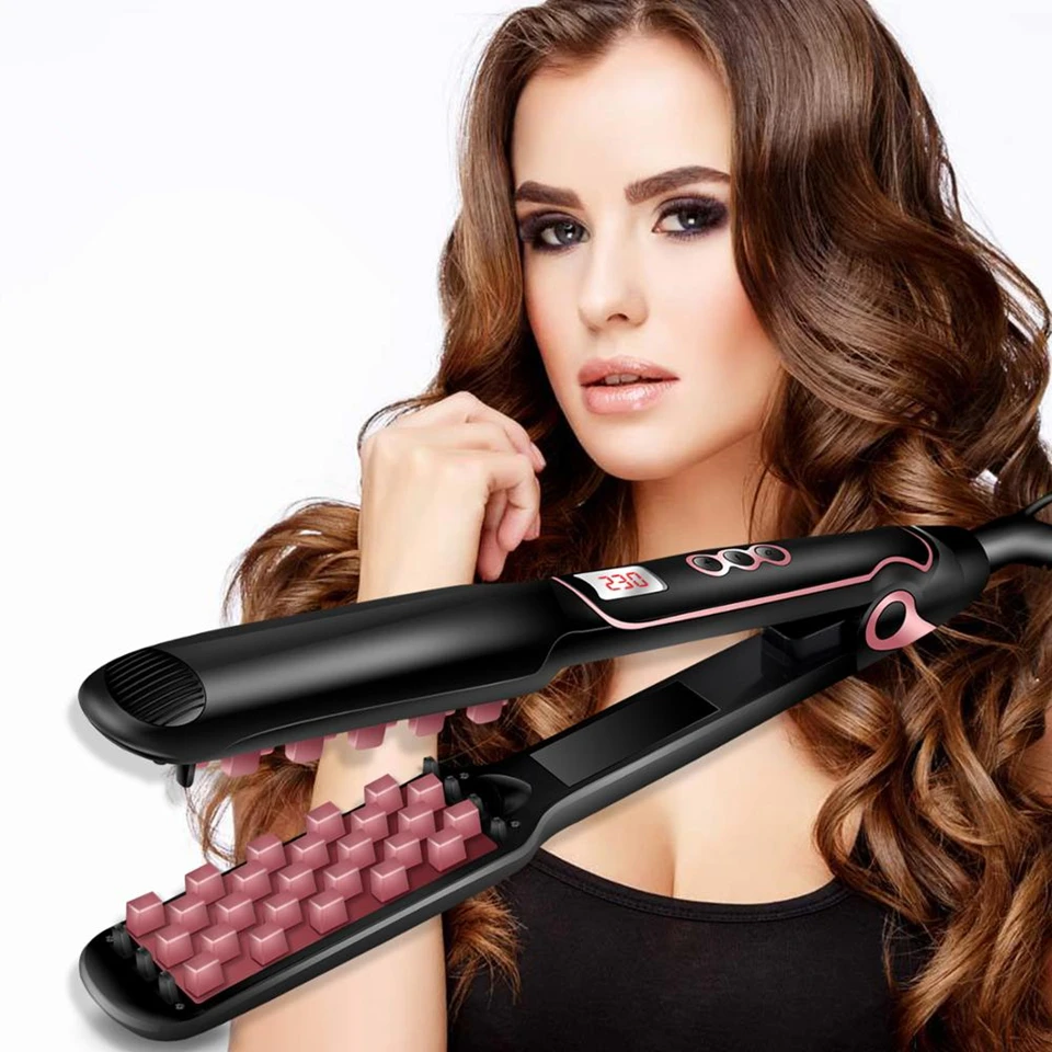 Hair Iron Corn Curly New Styling Wave Curling Volumizing Hair Curler  Corrugation Iron Crimping Hair Irons Crimper Tools For Hai - Hair  Straightener - AliExpress