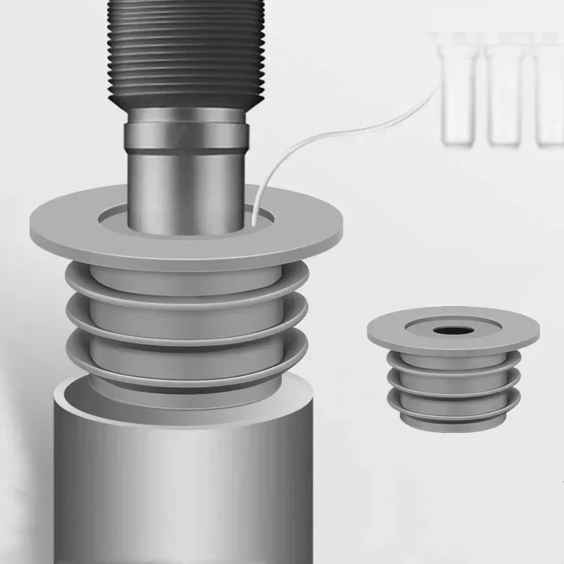 1pcSiliconeFloorDrainCoverAntiodorSewerPipeSealingRing