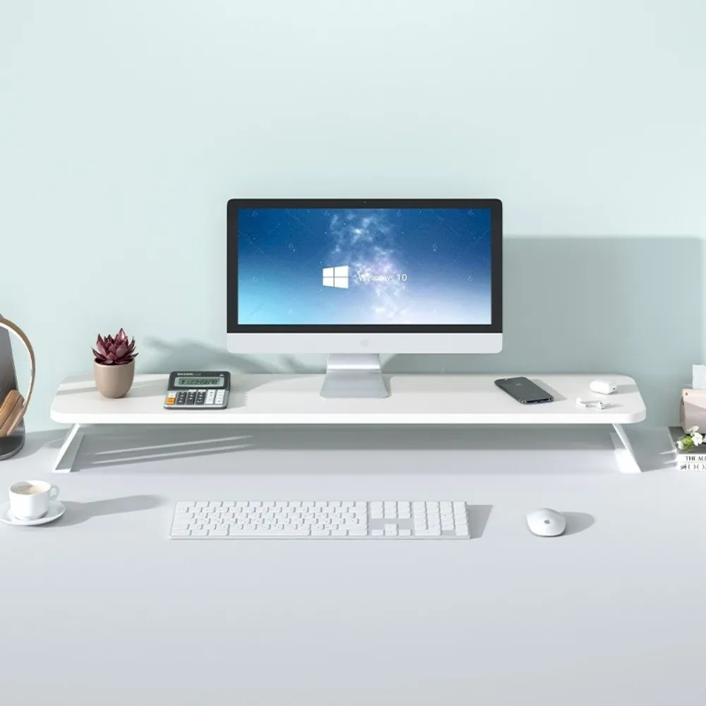 50/60cm 컴퓨터 높이 스탠드 모니터 높이 증가 두꺼운 컴퓨터 모니터 스탠드 데스크탑 정리 내구성