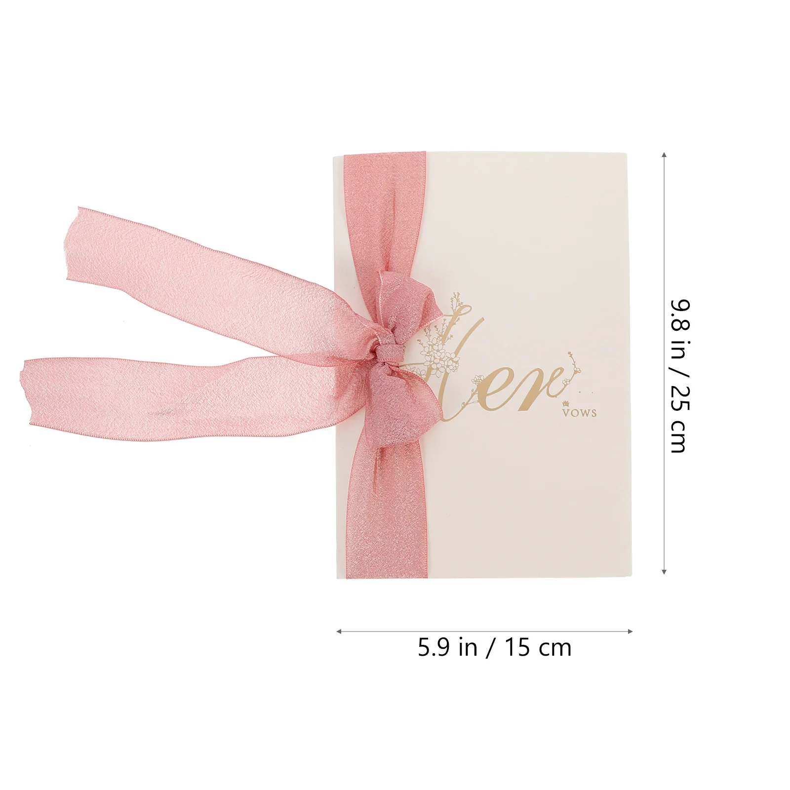 

Vow Weddingvows Bridal Book Booksribbon Speechshower Party Envelope Brochures Keepsake Gifts Day Marriage Officiant Souvenirs