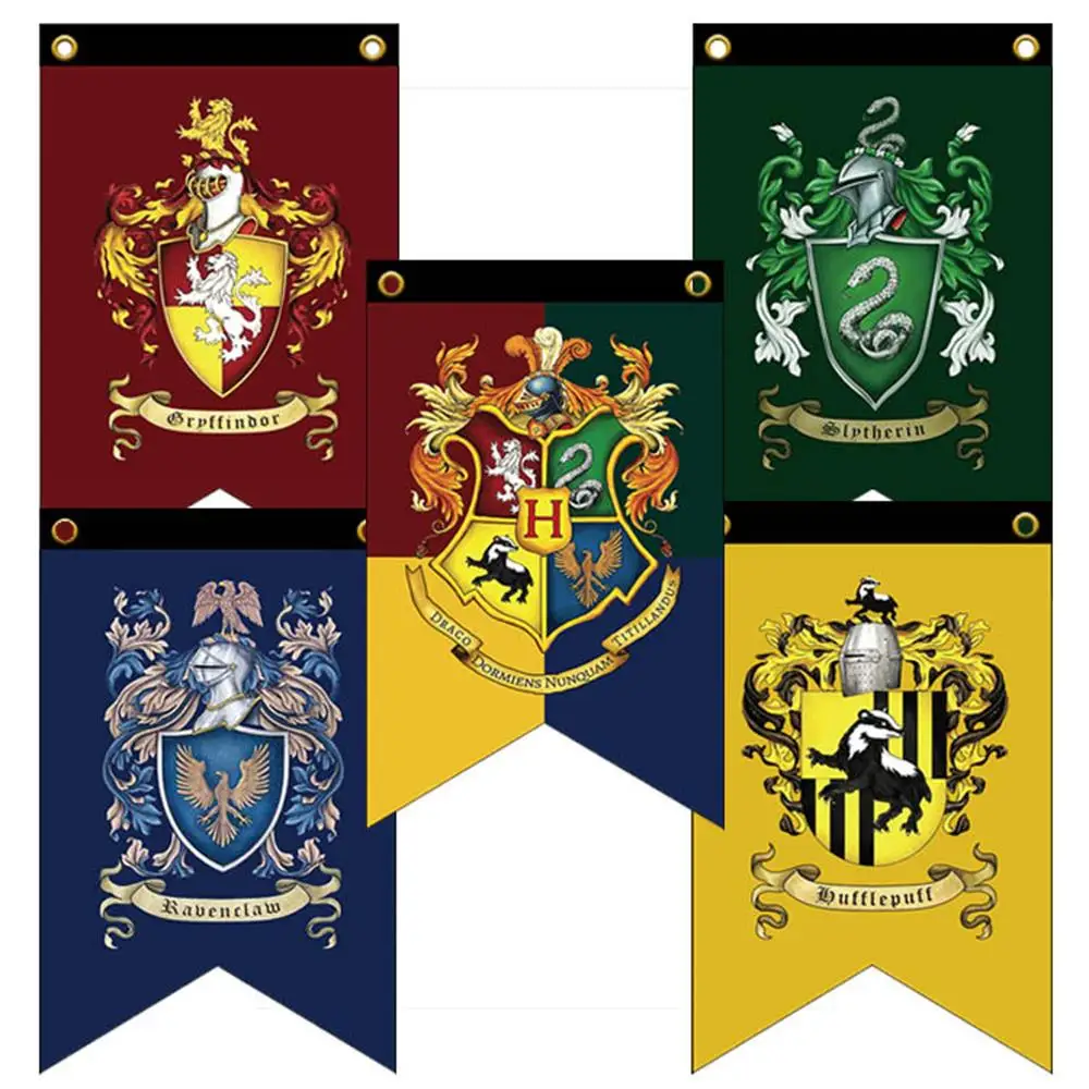 BanniredcoledePoudlardHarryPotter30x50cmDcorationdeixGryffondorSerpentard