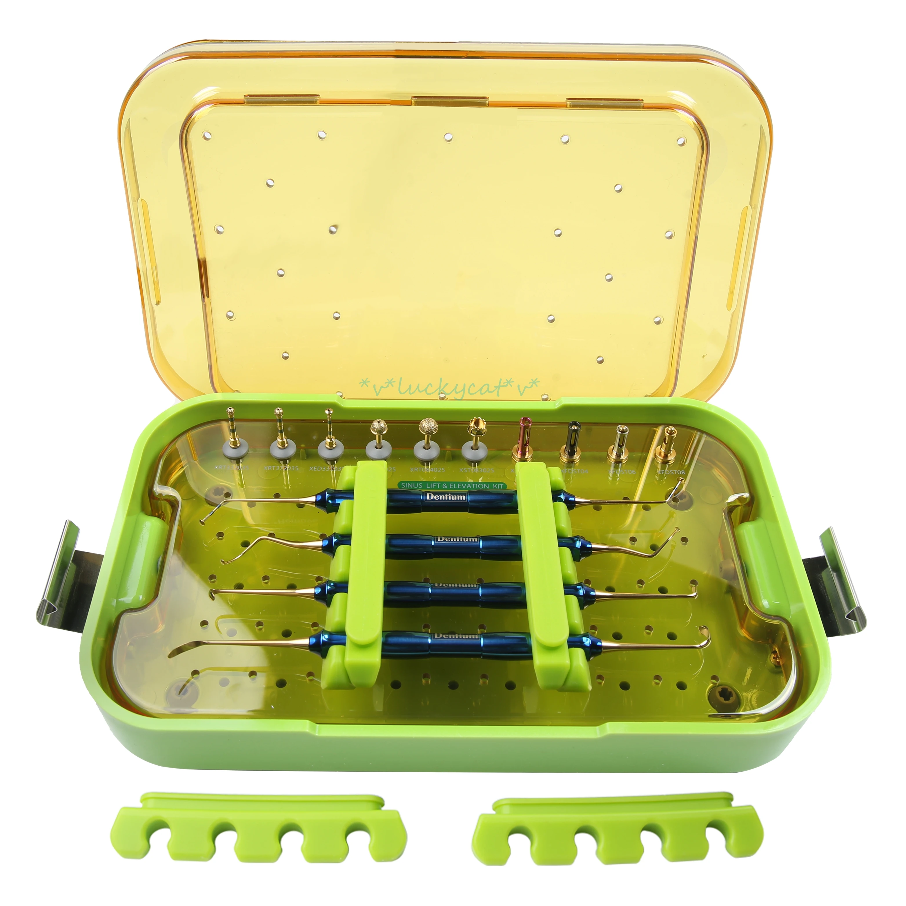 

quality 1set dental Maxillary Sinus Lift Tools Dental Implant Surgical Instruments Drills StoppersTools For Dental Implant