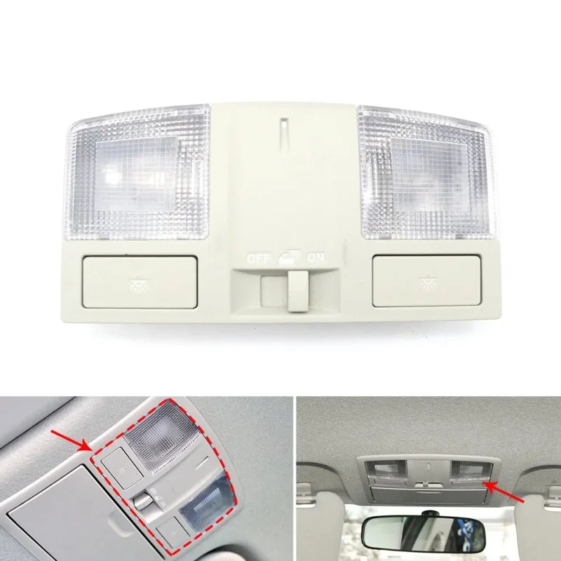 Luz de techo Interior de coche, conjunto de luces de lectura, lámpara de lectura delantera, luz de techo para Mazda 3 BL