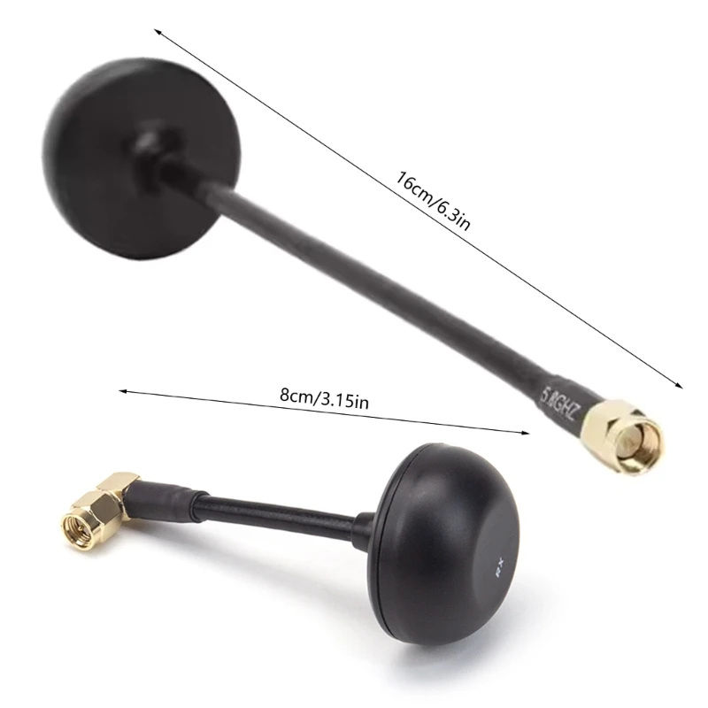 5.8GHz Mushroom Antenna Video Glasses SMA Connector Antenna Stable Transmission for FPVs and Video Devices