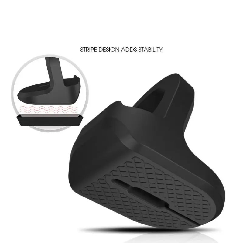 Silicone Charge For Apple Watch Holder Hand Free Cable Hole Charging Support Charger Bracket For iWatch Watch Dock Stand Charger 4