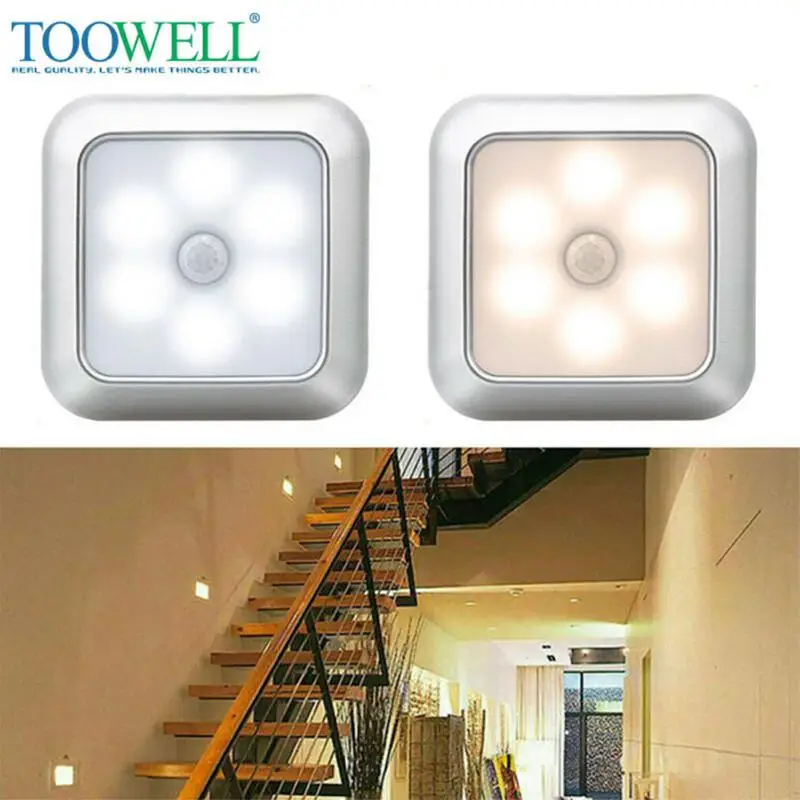 Smart Light Motion Sensor Night Lights Rechargeable Closet Light