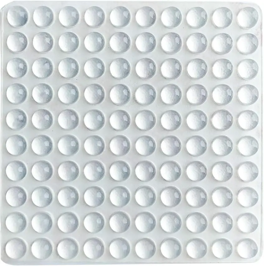 Transparent Adhesive Anti-Collision Mats for Drawers and Cabinets - 100 Pieces