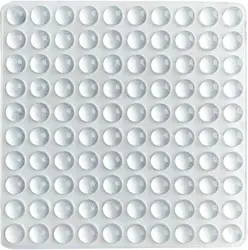 Transparent Adhesive Anti-Collision Mats for Drawers and Cabinets - 100 Pieces (Rubber feet)