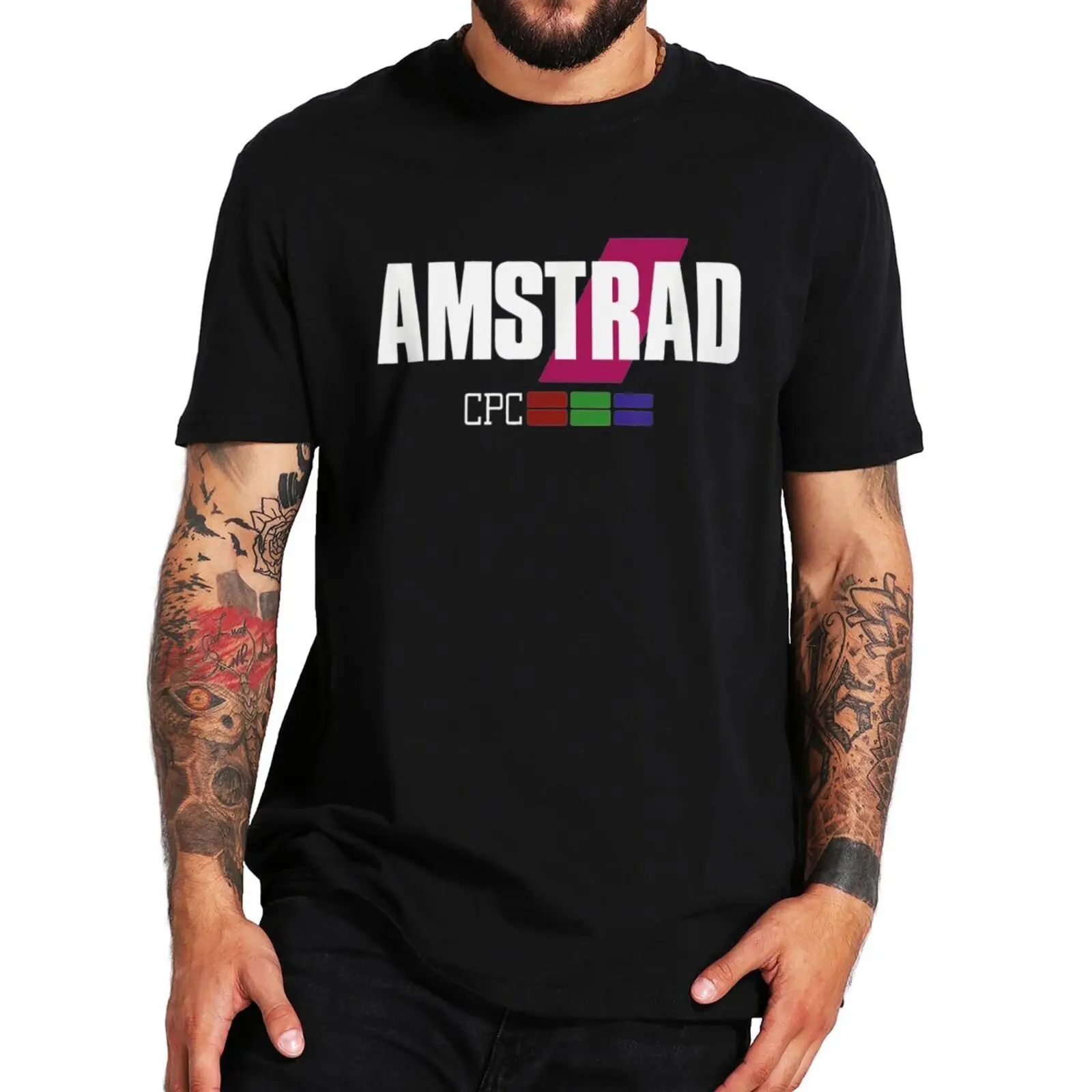 Amstrad CPC 464 6128 Programmer Tshirt Retro 8 Bit Computer Video Game Geek T Shirt Casual Homme Camiseta 100% Cotton