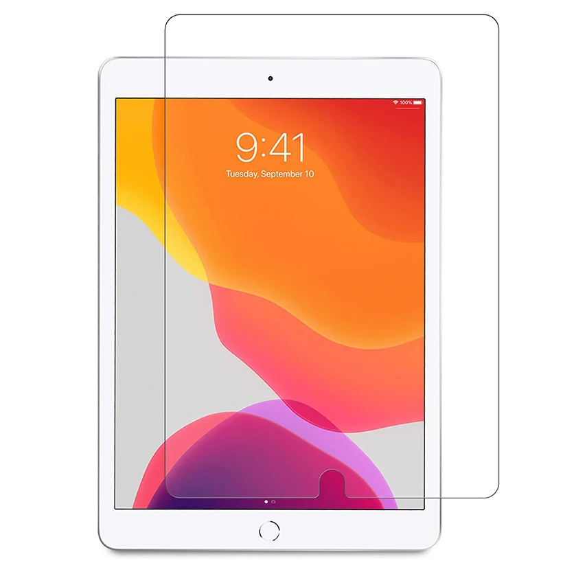 Para iPad 9,7 2017 5th Gen A1822 A1823 9,7 "Protector de pantalla de vidrio templado 9,7 2018 6th Gen A1893 A1954 película protectora para tableta