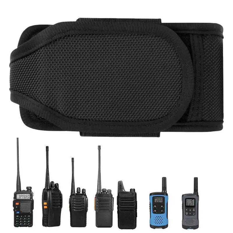 Radio Pouch Hunting Waterproof Walkie Talkie Holder Hanging Bag Nylon Pouch Pocket Portable for Rescue outdoor camping tools