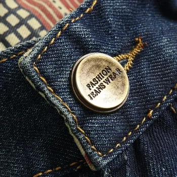 جديد الصيف خمر غسلها الرجال الدنيم السراويل موضة غير رسمية الشارع ارتداء ممزق هول بقع المتعثرة الذكور مستقيم شورت جينز - Image 3