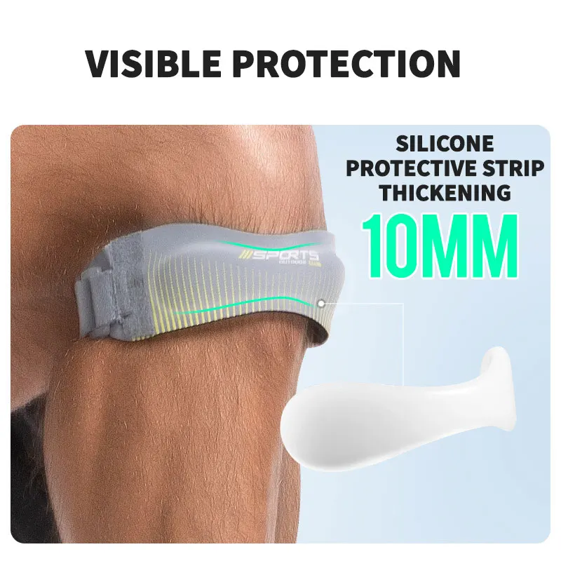 Knee Pad 2 pcs Adjustable Knee Strap for Badminton Running