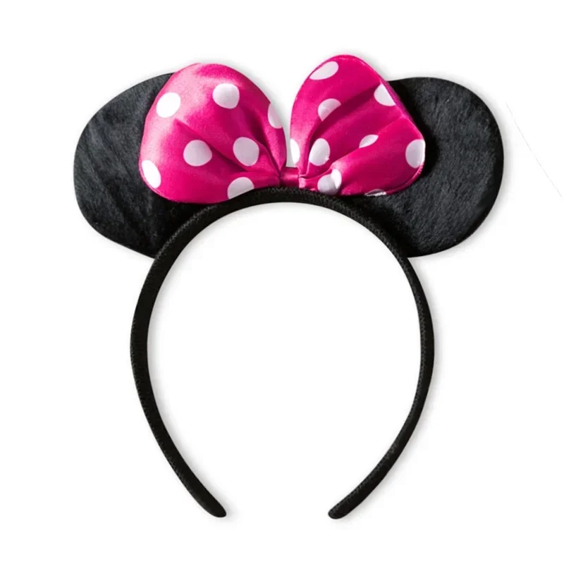 2023 minnie Egér ears headbands számára lányok Polka Pont Ij hairband Halloween Farsang Félfogadás haja kiegészítők karácsonyi Adomány