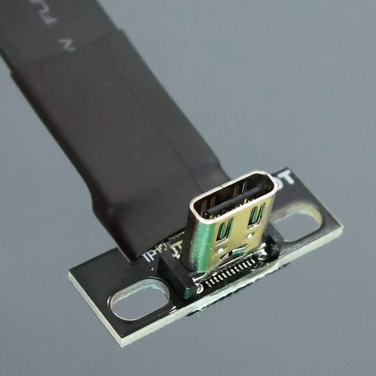 ADT 20G Internal USB 3.2 Gen 2x2 Type-C Female To Type-E Male Shielded Flat Ribbon Cable Adapter ITX/ATX Motherboard A4 Extender